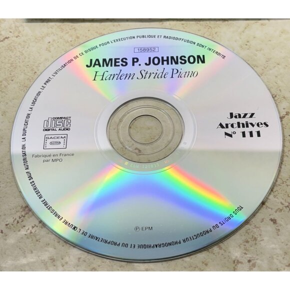 James P Johnson Harlem Stride Piano CD Jazz Archives No 111 1921/1929 25 Tracks - Picture 4 of 6